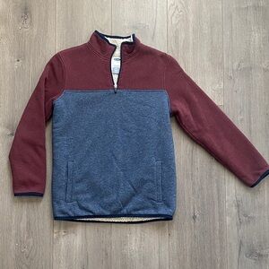 Old Navy Kids Maroon and Navy Zip-Up Jacket